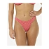 Plavkové kalhotky RIP CURL Shell Cove High Leg Cheeky červené