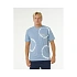 Pánské tričko RIP CURL Pacific Rinse Fin Tee, modré