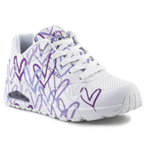Boty Skechers JGoldcrown Uno Lite - Spread the Love W 155507-WLPR Boty Skechers JGoldcrown Uno Lite - Spread the Love W 155507-WLPR
