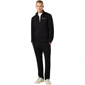 Champion Pánský oblek na zip Black 222248 KK001 tepláková souprava