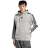 Pánská mikina adidas Essentials 3-Stripes French Terry Hoodie, šedá, KY4202
