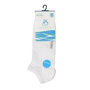 Pánské kotníkové ponožky Socks  Antibakteriální Bílá - Regina