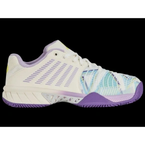 Dámská sportovní obuv K-Swiss Express Light 3 Padel tenisky white/purple (98900-182-M)