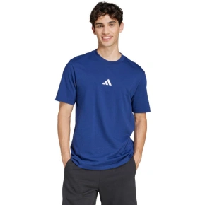 Pánské tričko adidas Essentials Small Logo Single Jersey modré JF1093 pánské
