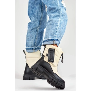 Dámské sněhule H07 / 189131 Béžovo černá - RARLON