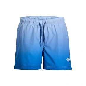 Jack&Jones pánské plavecké šortky JPSTMAUI HORIZON DIP DYE SWIM SHORTS 12291438 CELESTIAL BLUE