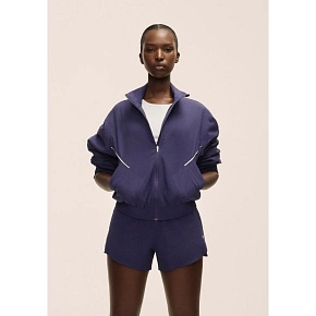 Sportovní bunda Casall Luna Textured Jacket, fialová