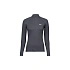 Cyklistické tričko POC W's Layer Merino Mock Neck Jersey, šedé