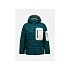 Pánská péřová bunda PEAK PERFORMANCE M Helium Utility Down Hood Jacket, zelená barva