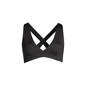 Plavková podprsenka CASALL V-Neck Crossback Bikini Top, černá