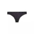 Dámská tanga 000QD3763E FTU černé se vzorem - Calvin Klein