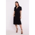 Košilové šaty B282  černé - BeWear