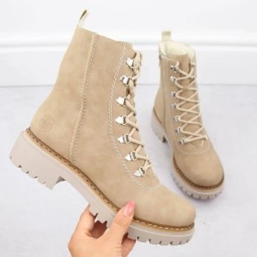 Rieker W RKR721 béžové zateplené brašny