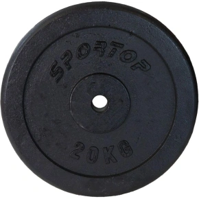 BLACK CELLULAR WEIGHT 20 KG ENERO FIT fi26.5
