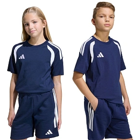 Adidas Tiro 26 League Tee Dětské tričko námořnická modrá JY7225