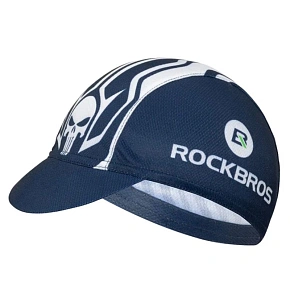 Cyklistická čepice Rockbros MZ10019 s kšiltem – modrá
