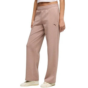 Dámské kalhoty Puma ESS Elevated Straight Leg pastelově růžové 691817 88 dámské