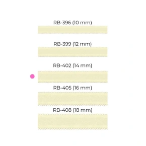 Dámská ramínka RB 399 12 mm smetanové - Julimex