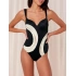 Dámské jednodílné plavky Summer Allure OWP 01 černé - Triumph