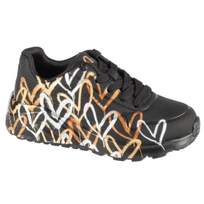 Skechers JGoldCrown: Uno Lite - Metallic 314067L-BKGD Black 28 Skechers JGoldCrown: Uno Lite - Metallic 314067L-BKGD Black 28