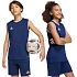 Adidas Entrada 26 dětské tričko bez rukávů námořnická modrá KB3936
