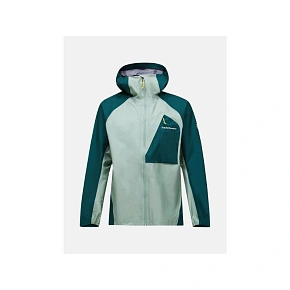 Pánská bunda PEAK PERFORMANCE M Trail Hipe 3L Shell Jacket, zelená barva Pánská bunda PEAK PERFORMANCE M Trail Hipe 3L Shell Jacket, zelená barva