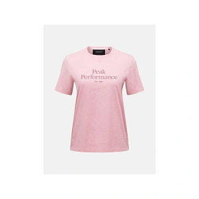 Dámské tričko PEAK PERFORMANCE W Original Tee, růžová barva Dámské tričko PEAK PERFORMANCE W Original Tee, růžová barva
