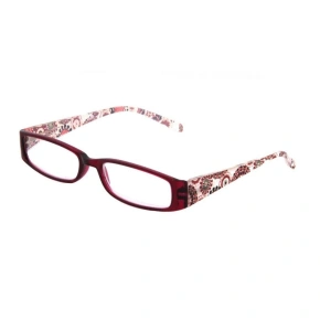 Brýle na čtení RFCGWE +2.50 červené +etui