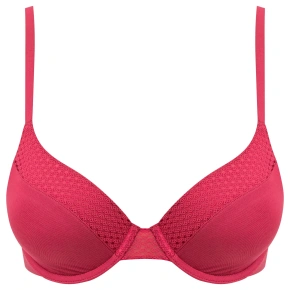 Dámská vyztužená podprsenka Lightly Lined Demi QF5464E-2XV - Calvin Klein