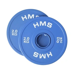Olympijský nárazník 2x2 kg modrý HMS CBRS20 Olympijský nárazník 2x2 kg modrý HMS CBRS20