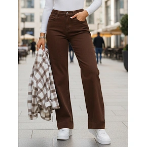 Dámské džíny UY2877 hnědé - FashionStreet 