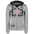 Pánská mikina s kapucí Geographical Norway Flag DB MEN 054, šedá (WW6088H/GN/Blended Grey)