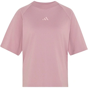 Dámské tričko adidas Kit Small Logo v pudrově růžové barvě KT0296
