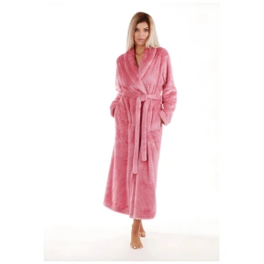 Dámský župan LILLY extra se šálovým límcem 2120 3352 starorůžová - Vestis