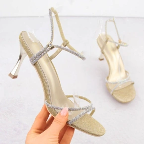 Zirkonové sandály Potocki W LE20326 WOL282A Zirkonové sandály Potocki W LE20326 WOL282A