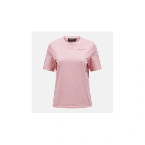 Peak Performance W Original Small Logo Tee pink