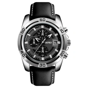 Pánské hodinky Skmei 9156SIBK + BOX Pánské hodinky Skmei 9156SIBK + BOX