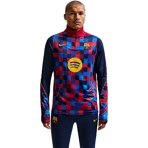 Pánské tričko Nike FC Barcelona Strike Home modro-červené IQ1301 621