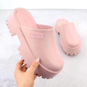 Dřeváky na pevné podrážce Big Star W NN274020 INT2083C