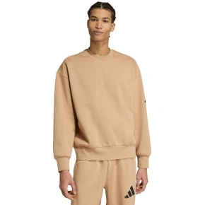 Pánská mikina adidas Essentials Loose Fit 3 Bar Logo béžová JX5668 pánská Pánská mikina adidas Essentials Loose Fit 3 Bar Logo béžová JX5668 pánská