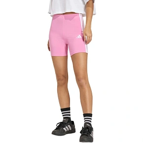 Dámské šortky adidas Essentials 3-Stripes High Waisted Biker shorts pink KT1625 dámské