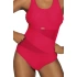 Dámské jednodílné plavky S36W-2d Fashion sport tm. růžové - Self