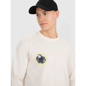 Pánské tričko s potiskem Regular Longsleeve 4F 4FWSS25TLONM392-11S pánské Pánské tričko s potiskem Regular Longsleeve 4F 4FWSS25TLONM392-11S pánské