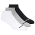 Skechers 3 ks unisex bez froté, neviditelné ponožky S114041-107, bílé, velikosti 39–42