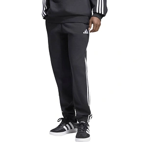 Pánské kalhoty adidas Essentials 3-Stripes Fleece Tapered Cuffed, černé, KY6526