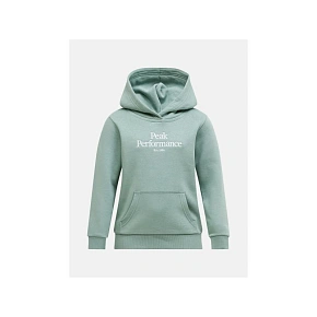 Dětská mikina PEAK PERFORMANCE Jr Original Small Logo Hood, zelená barva Dětská mikina PEAK PERFORMANCE Jr Original Small Logo Hood, zelená barva