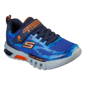 Boty Skechers FLEX-GLOW TAREN S-Lights JR 400018L-NVOR