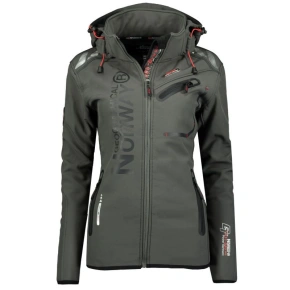 Geographical Norway dámská softshellová bunda Reine Grey/Black Lady 007 (WU6099F/GN Grey/Black)