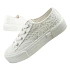 Lee dámské sportovní boty Isla trainers white platform lace-up dámské