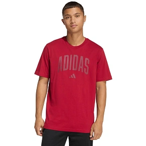 Pánské tričko adidas Collegiate Lineage červené KH4593 pánské Pánské tričko adidas Collegiate Lineage červené KH4593 pánské